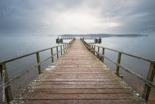 wooden pier in the sea © Daniel
