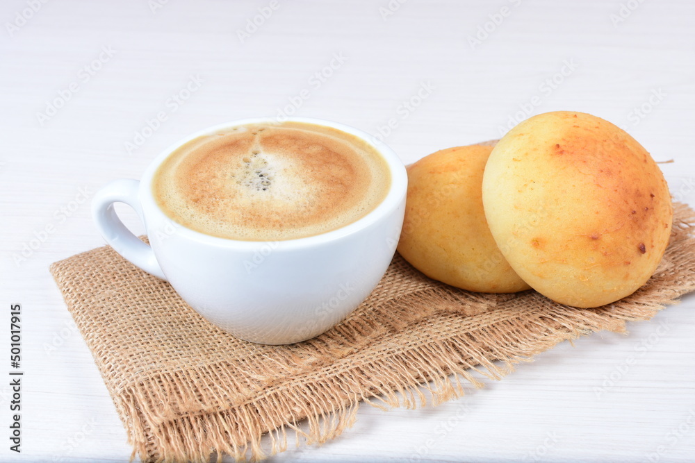almojabana space cheese bread on wooden background
