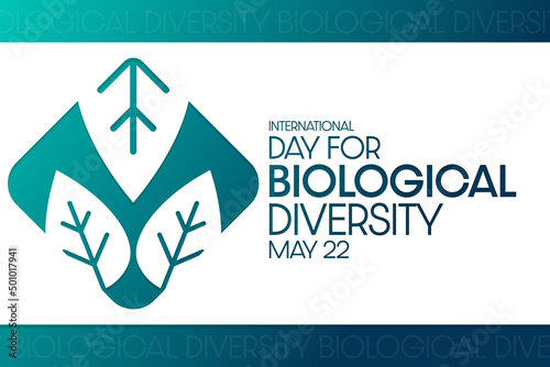 International Day for Biological Diversity. May 22. Vector illustration. Holiday poster.