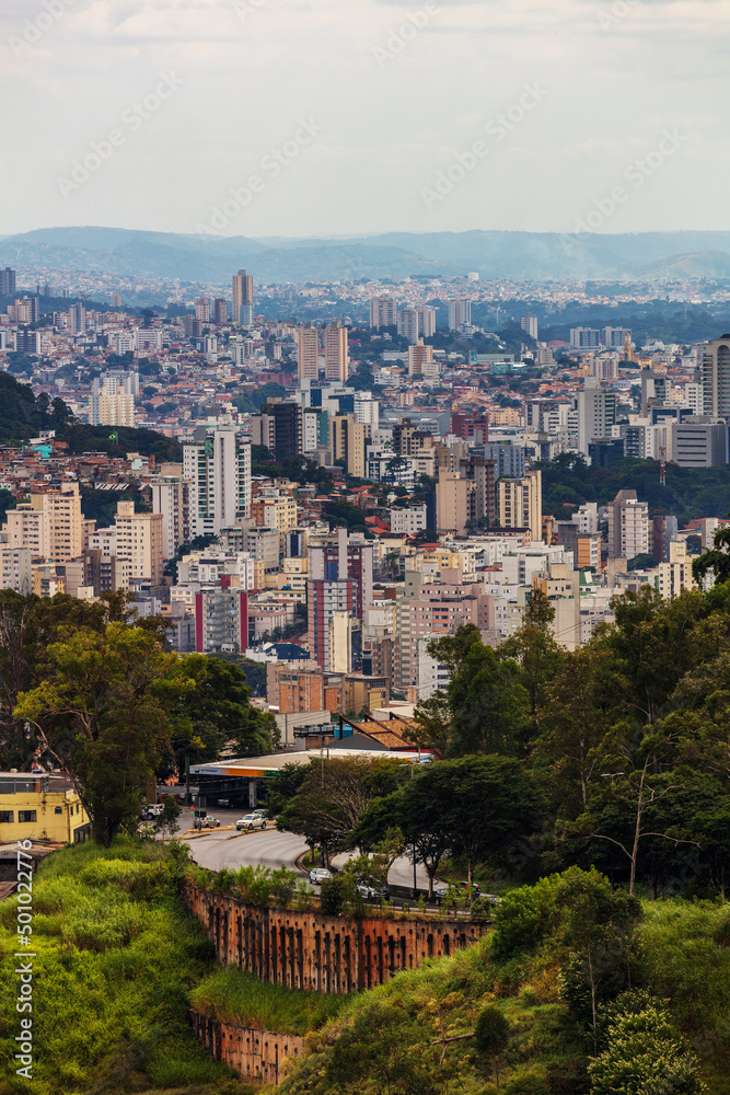 Fototapeta premium Urban landscape of Belo Horizonte, Minas Gerais, Brazil.