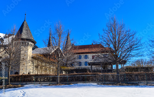 Schloss Rougemont VD im Bezirk Riviera-Pays-d’Enhaut im Schweizer Kanton Waadt