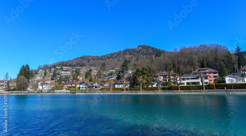 Die Aare in Thun, Schweiz 