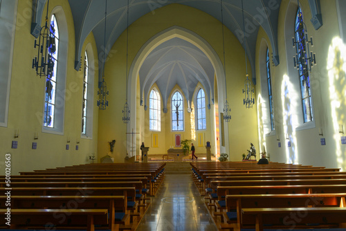 Innenansicht der katholische Kirche in Hägendorf (Bezirk Olten, Kanton Solothurn, Schweiz)
