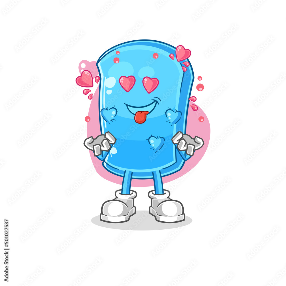 ski board fallin love vector. cartoon character ski board fallin love vector. cartoon character