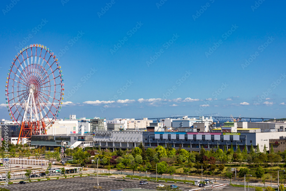 (東京都ー都市風景)東京テレポート駅前側風景4 (東京都ー都市風景)東京テレポート駅前側風景4