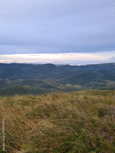 clouds over the mountains