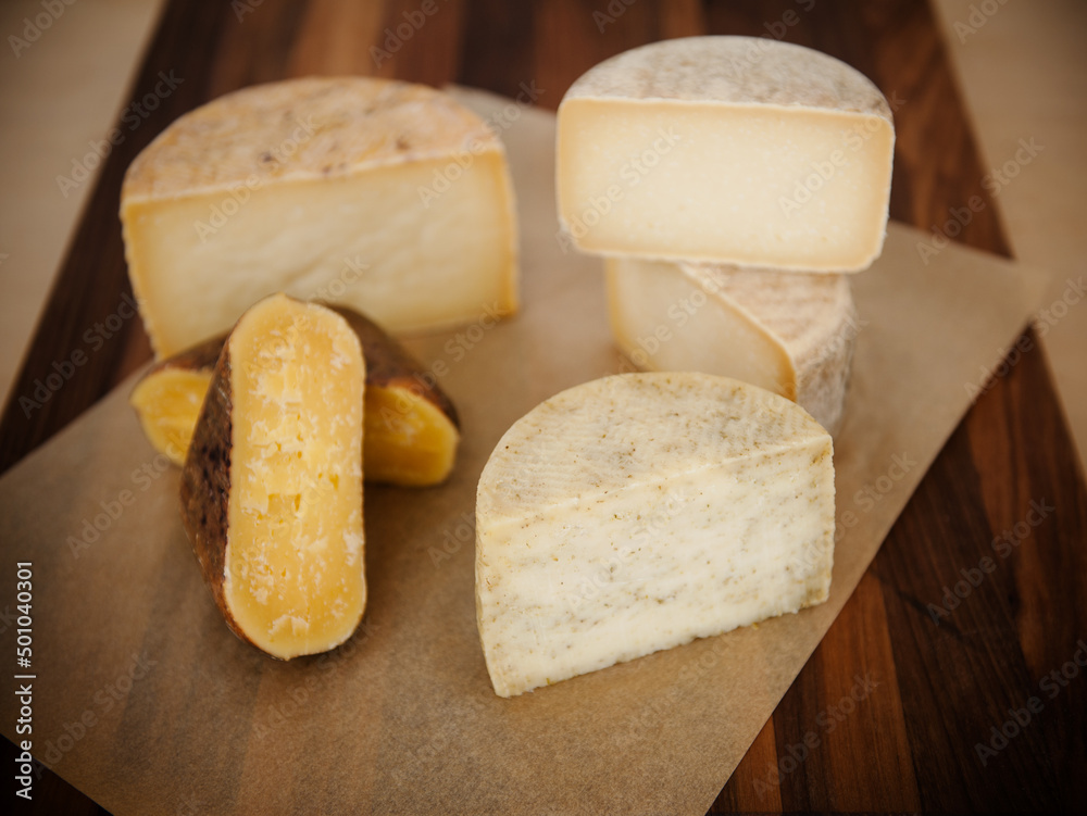 Assorted Spanish cheeses Assorted Spanish cheeses