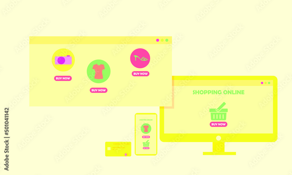 Fototapeta premium shopping oline