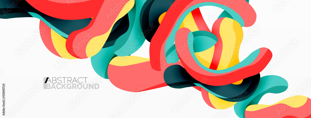 Creative geometric wallpaper. Splash shapes composition background. Techno business template for wallpaper, banner, background or landing