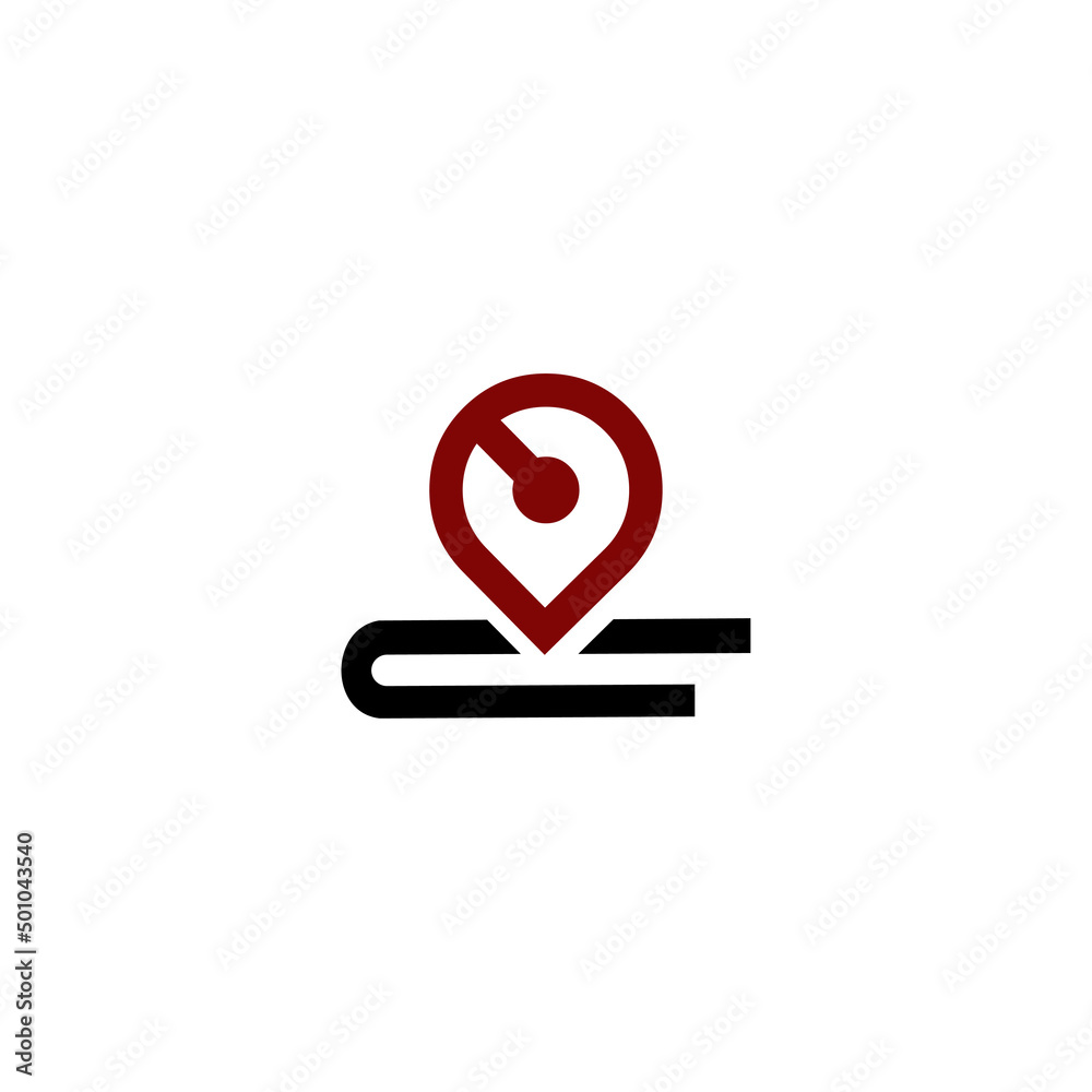 Point book clipart design logo vector Point book clipart design logo vector