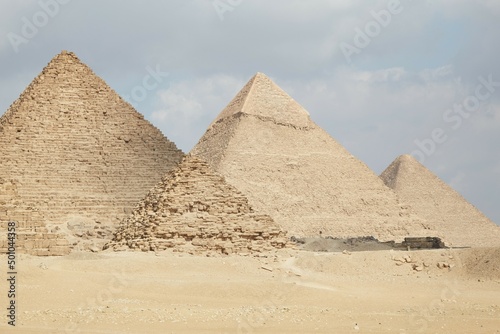 The Pyramid Viewpoint at the Egypt s Giza Plateau