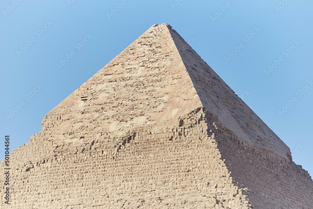 The Pyramid of Khafre at Giza, Egypt