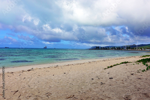 Micro beach and around in Saipan, Mariana islands