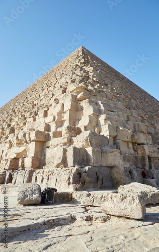 The Great Pyramid of Khufu at Giza, Egypt