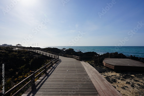 fine seaside walkway and gazebo © SooHyun