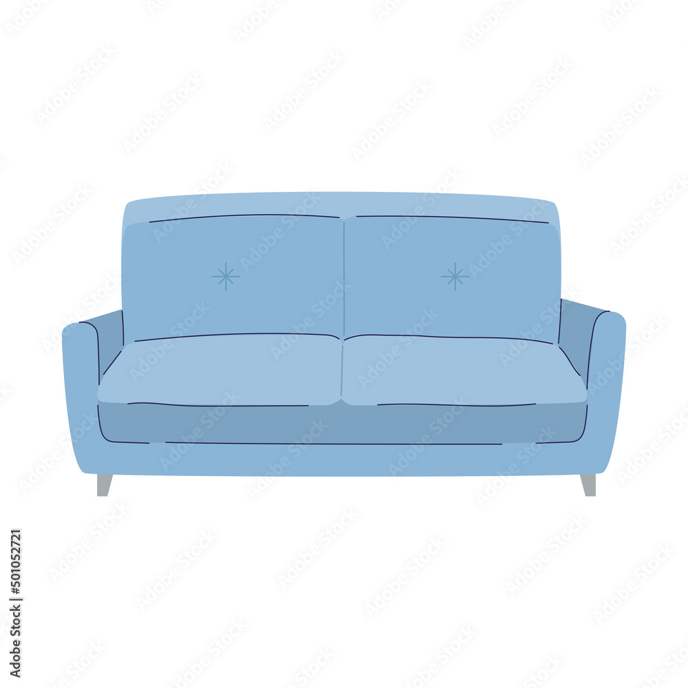 blue livingroom sofa