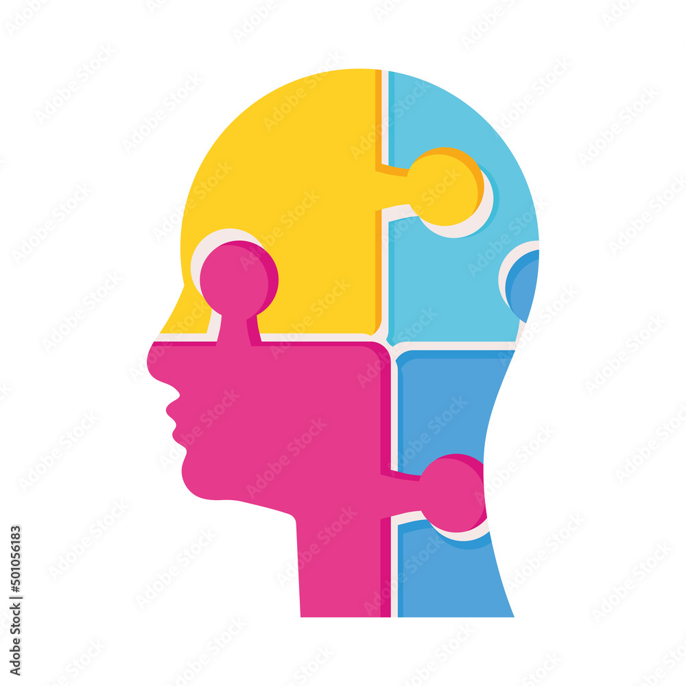 puzzle human profile puzzle human profile