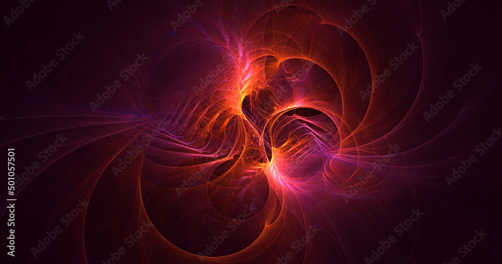 3D rendering abstract multicolor fractal light background 3D rendering abstract multicolor fractal light background