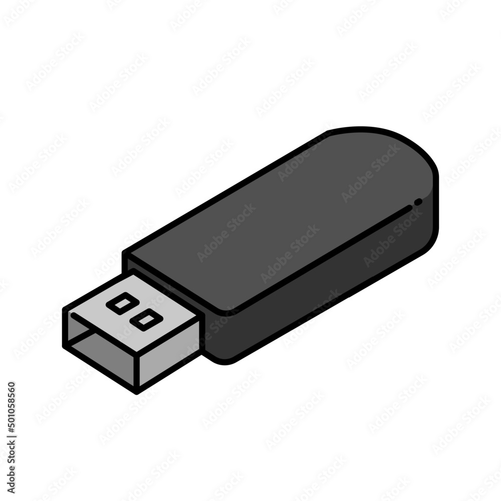 Blue USB Flash Drive Memory stick Vector Outline Stroke Minimal Flat pen drive logo Icon Blue USB Flash Drive Memory stick Vector Outline Stroke Minimal Flat pen drive logo Icon