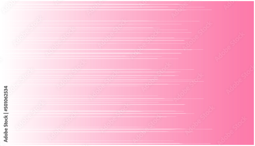 ピンク色の効果線