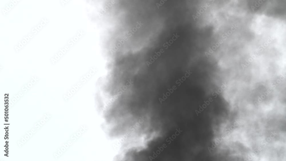 Environmental pollution. Abstract Black smoke in slow motion. Burning wood. Smoke from fire. Cloud of cold fog in light spot background. Light, white, fog, cloud, black background, 4k, ice smoke cloud Environmental pollution. Abstract Black smoke in slow motion. Burning wood. Smoke from fire. Cloud of cold fog in light spot background. Light, white, fog, cloud, black background, 4k, ice smoke cloud