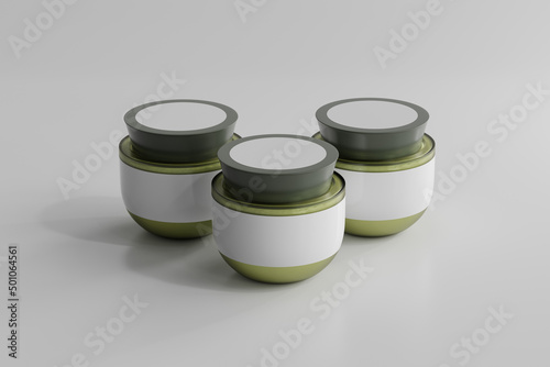 Glass Cosmetic Jar