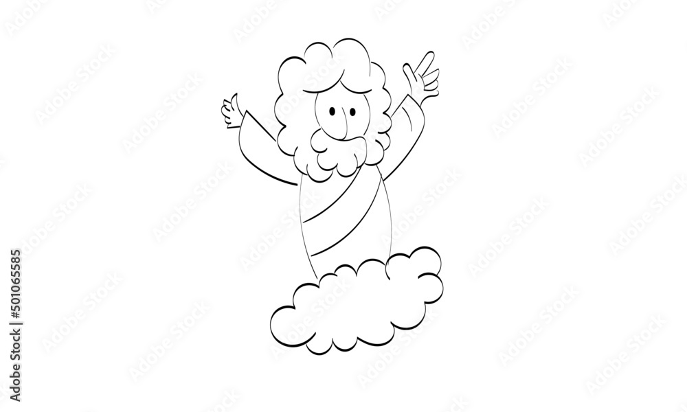 Biblical Symbol. Christian Line icon. use as book clipart, stationery, Office stationery. Printable coloring page for kids. Biblical Symbol. Christian Line icon. use as book clipart, stationery, Office stationery. Printable coloring page for kids.