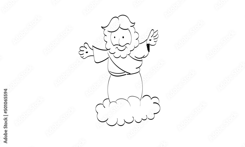 Biblical Symbol. Christian Line icon. use as book clipart, stationery, Office stationery. Printable coloring page for kids. Biblical Symbol. Christian Line icon. use as book clipart, stationery, Office stationery. Printable coloring page for kids.