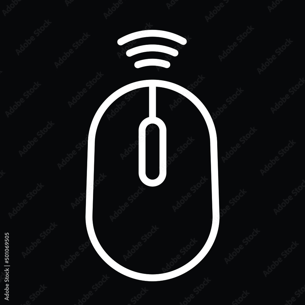 computer mouse icon, linear, vector illustration computer mouse icon, linear, vector illustration