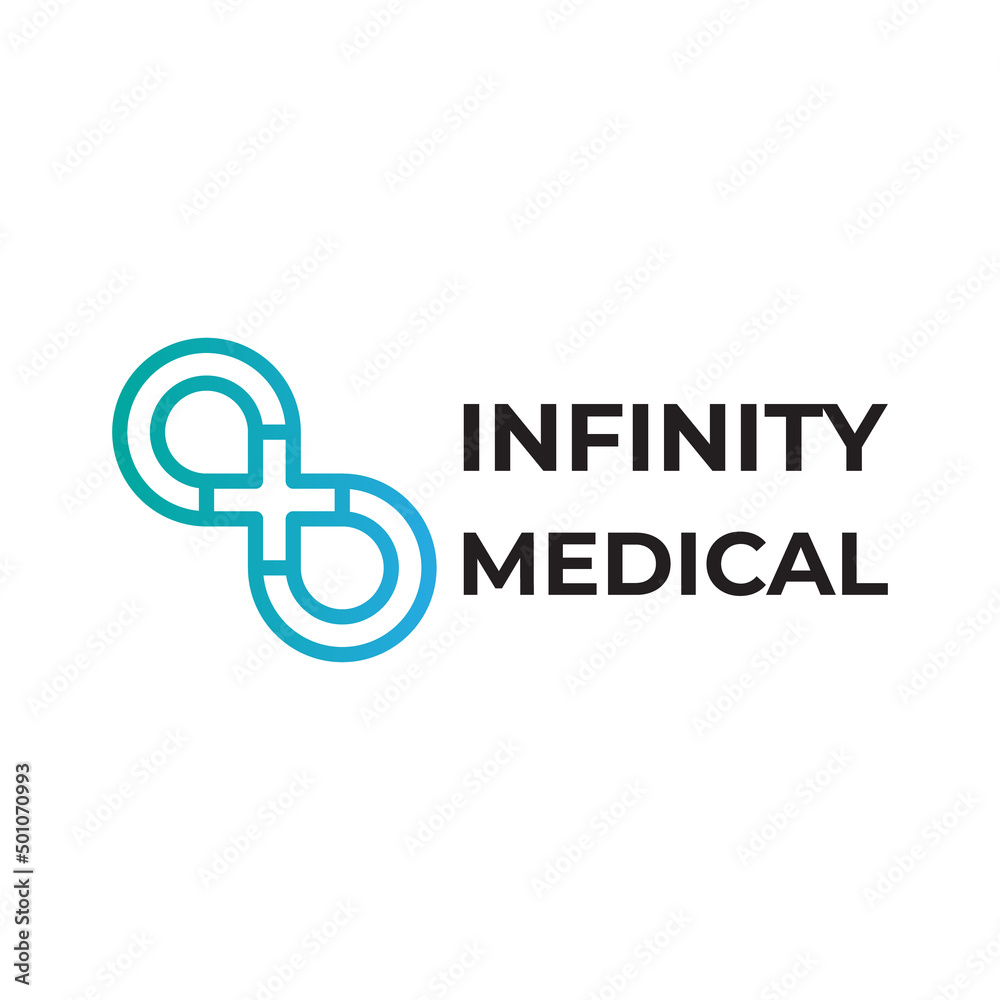 infinity medical logo design