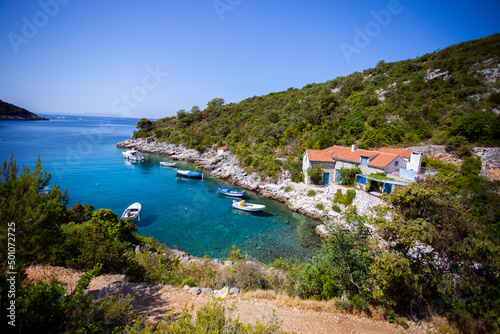 Obraz na płótnie Solta island in Croatia landscape w salonie