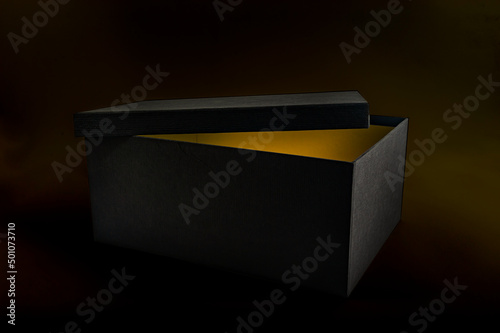 black box with light