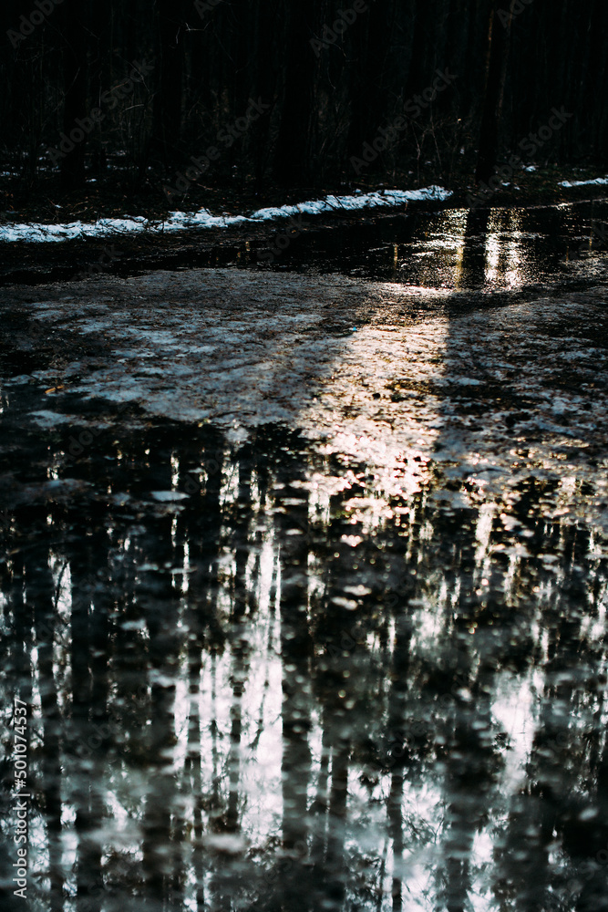 abstract texture of the earth's surface.top view