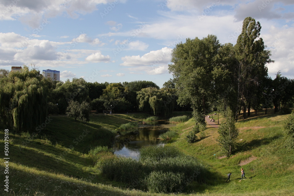 Lake in the park