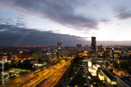 Obraz na płótnie Katowice w salonie