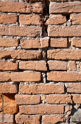 Abstract aged stone brick wall