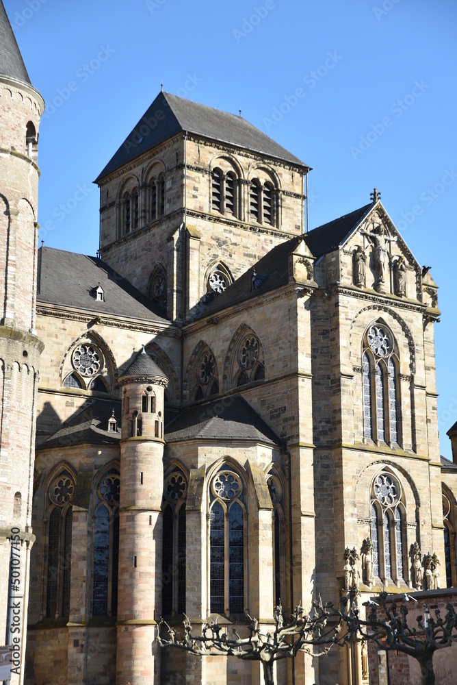Façade de Notre-Dame à Trèves. Allemagne