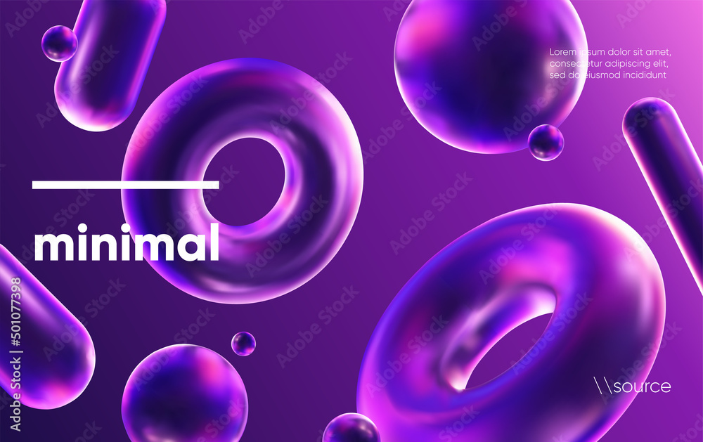 3D background with gradient geometric shapes. Eps10 vector. 3D background with gradient geometric shapes. Eps10 vector.