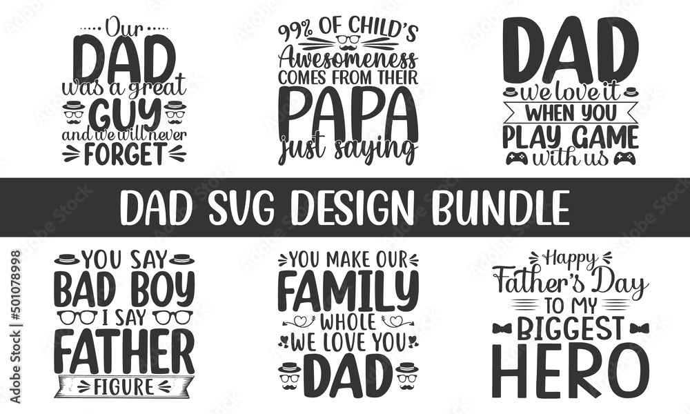 Father's day SVG Design Bundle