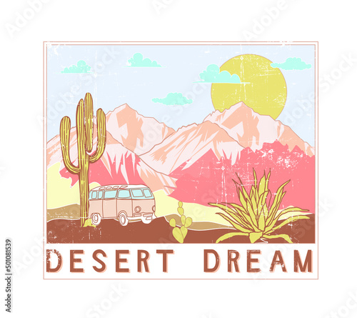 Desert Arizona, best sunshine, vintage wild west, vector t-shirt design. desert vibes artwork Vintage Girls artwork for t-shirts prints, Apparel sticker ,posters and others 