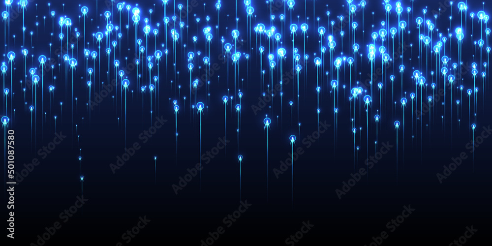 Dynamic vertical line streams data flows concept. Dynamic vertical line streams data flows concept.