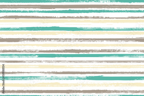Ink handdrawn rough stripes vector seamless pattern. Modern bedding textile print design. Vintage
