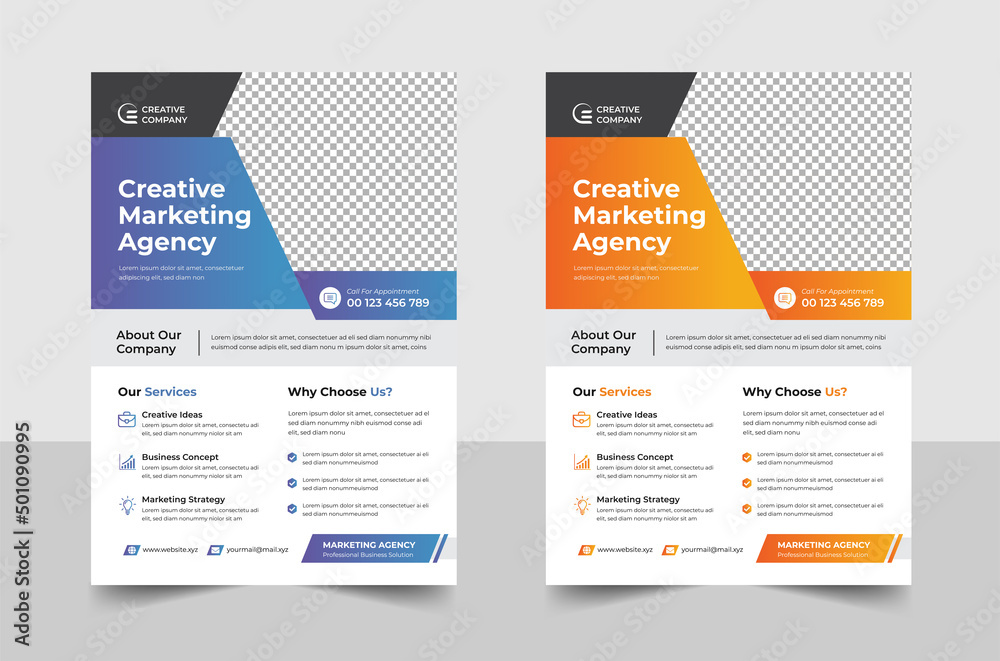 Corporate Business Flyer Template.