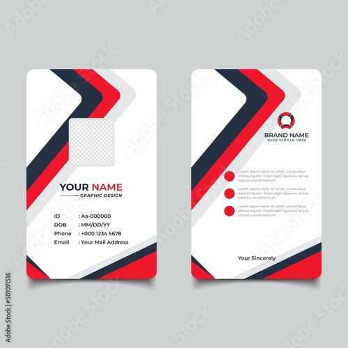 Modern and Clean Business id Card Template