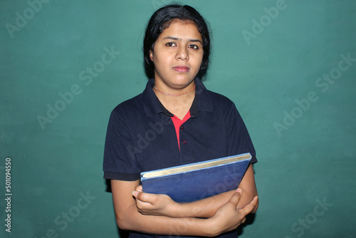 Happy woman with book © Radhavar