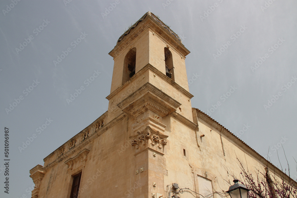 former church (San Vincenzo Ferreri) in ragusa in sicily (italy)