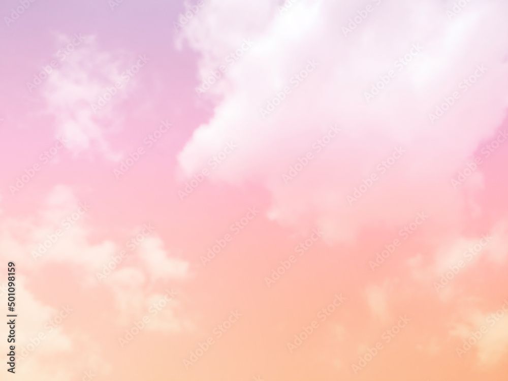 Sky and clouds in pastel tones for graphic design or wallpaper Sky and clouds in pastel tones for graphic design or wallpaper