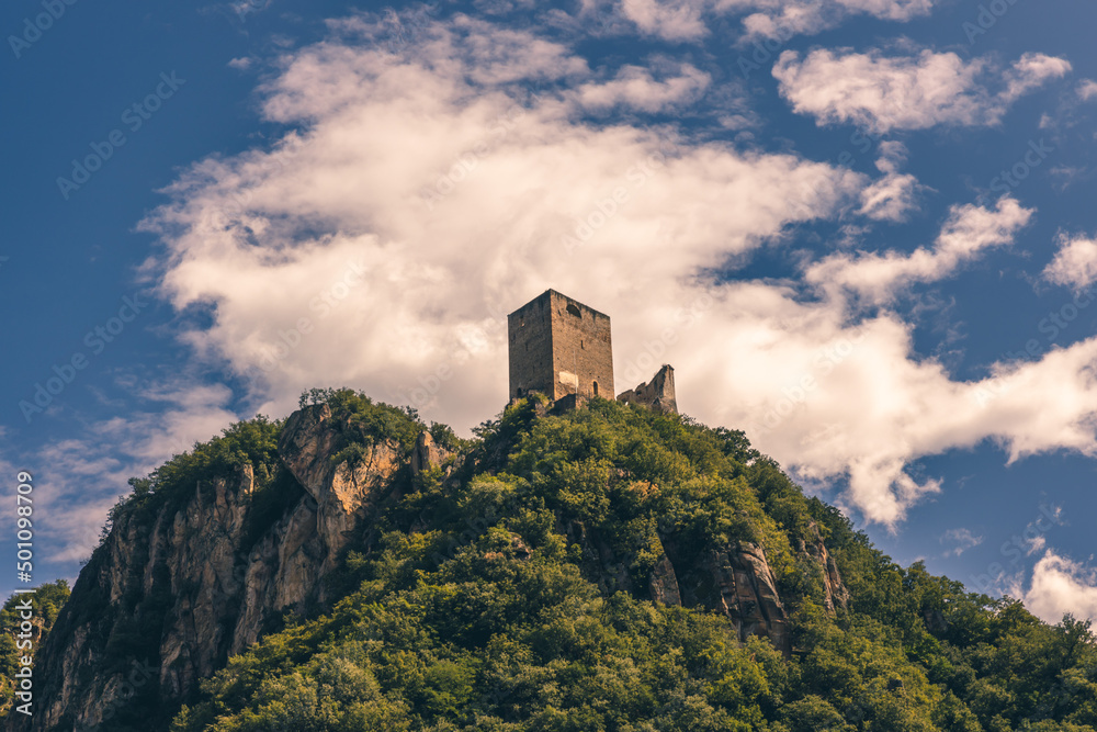 Dolimiti Mountains Castle rock 
