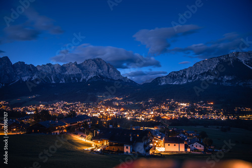 Foto Cortina d'Ampezzo Panorama view nightscape