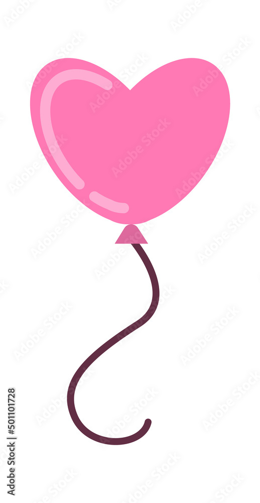 Decorative Heart Balloon. Vector illustration Decorative Heart Balloon. Vector illustration